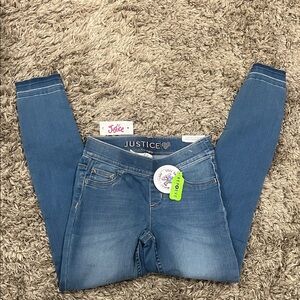 Justice Classic Blue Skinny Jeans for Women